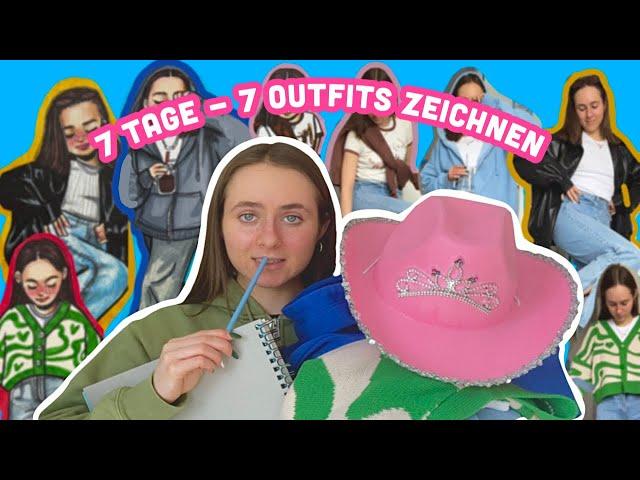 7 TAGE - 7 OUTFITS ZEICHNEN