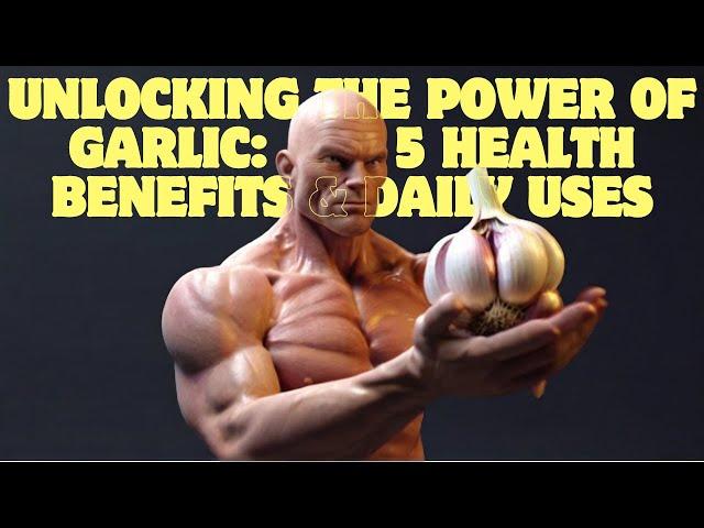 Unlocking the Power of Garlic: 5 Health Benefits & Daily Uses
