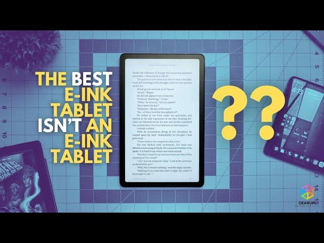 The best e-ink tablet isn't an e-ink tablet // TCL TAB 10 NXTPAPER 5G