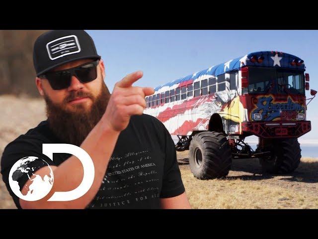 School Bus Gets Huge Monster Truck Wheels! | Diesel Brothers