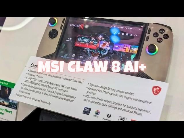 Maybe the MSI Claw 8 AI+ isn't All That