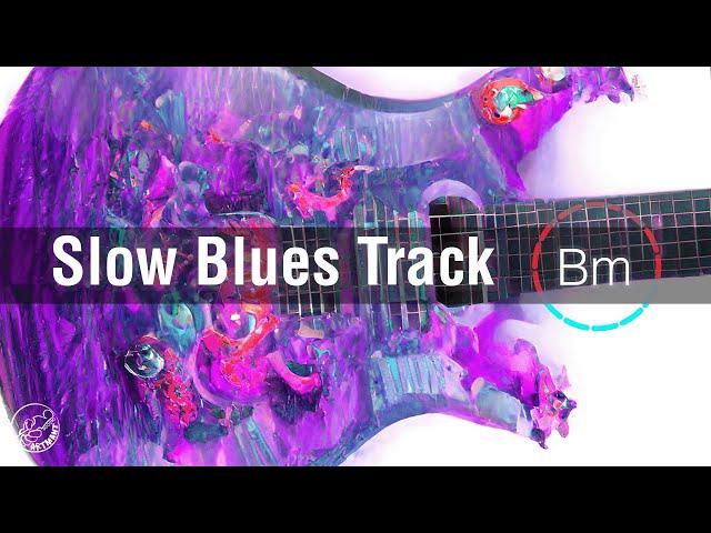 Slow Blues Backing Track No Guitar in B Minor