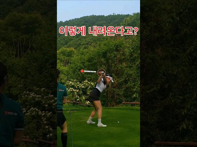 끝내주는 레깅. #박혜준 아이언 티 샷.#골프 #golf (구독은 좋아요)