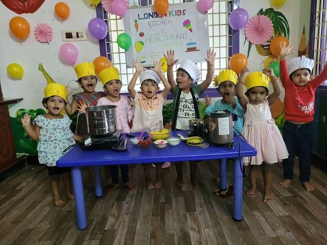 Cooking activity.... London kids preschool ongole