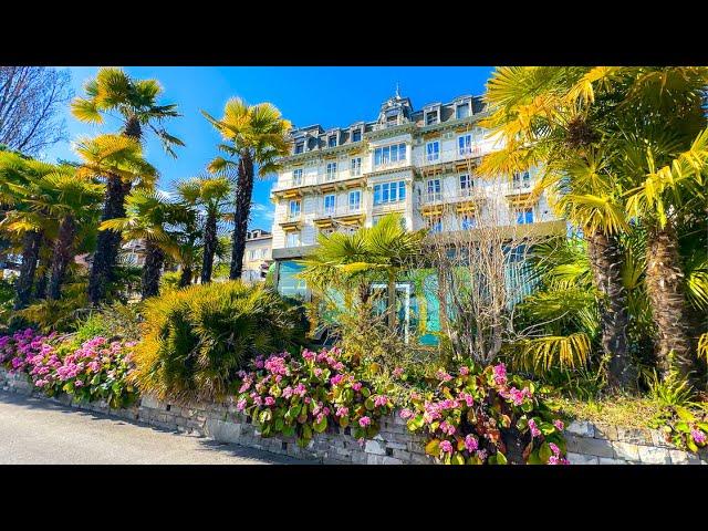 Montreux - Magical Swiss Town with Palm Trees  | Switzerland 4K