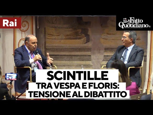 Scintille tra Vespa e Floris: "Biagi e Santoro? Non sono martiri, liquidati magnificamente"