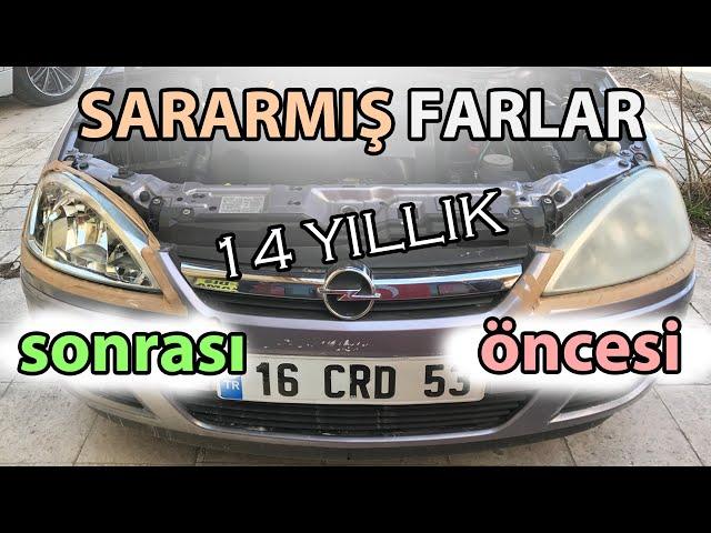 20 TL CORSANIN FARLARINI SIFIR HALE GETİRDİK | Far Temizliğini Kendin YAP