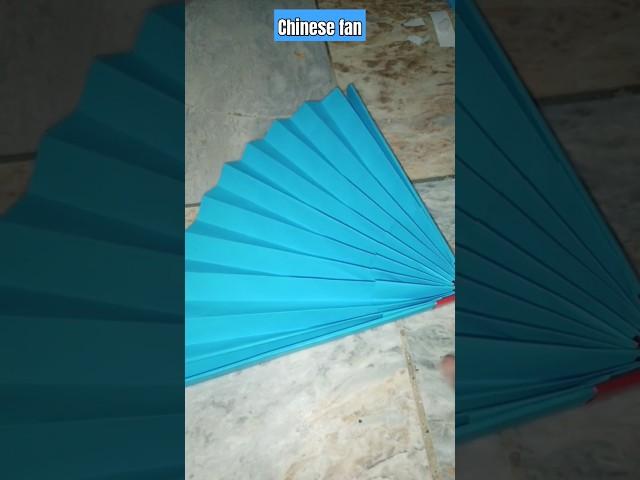 How to make Chinese fan #paper fan