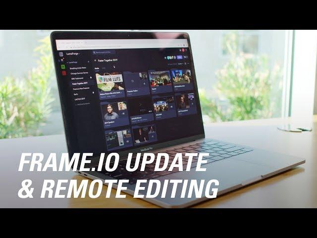 Frame.io Update & Remote FCPX Collaboration!