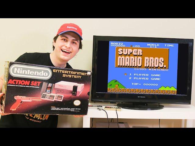 Unboxing the original Nintendo Entertainment System 35 Years Later!