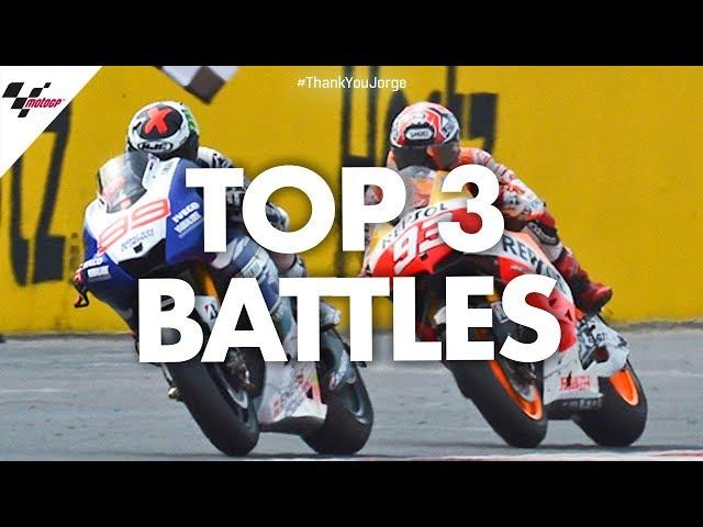 Jorge Lorenzo's top 3 battles! | #ThankYouJorge