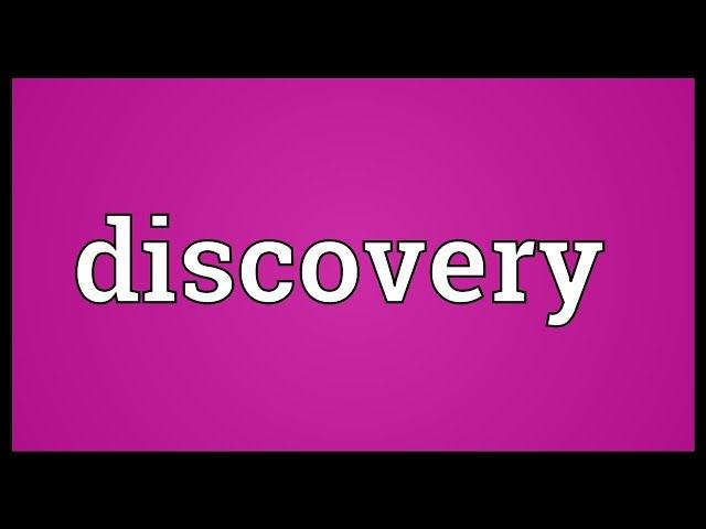 Discovery Meaning