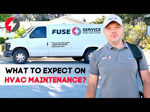 FUSE Maintenance Plan Routines. 6-months maintenance tech visit for AC and furnace in San Jose, CA