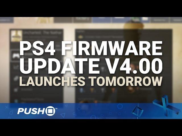 PS4 Firmware Update 4.00 Launches Tomorrow: Folders, HDR, PS4 Pro Prep | PlayStation 4 | News