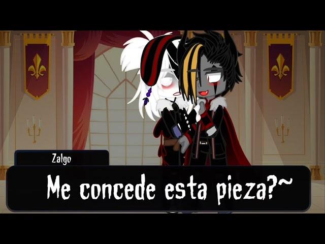 Me Concede Esta pieza?~//Meme//Slenderman x Zalgo //Pedido de una sub//Calaverita Negra ÖwÖ