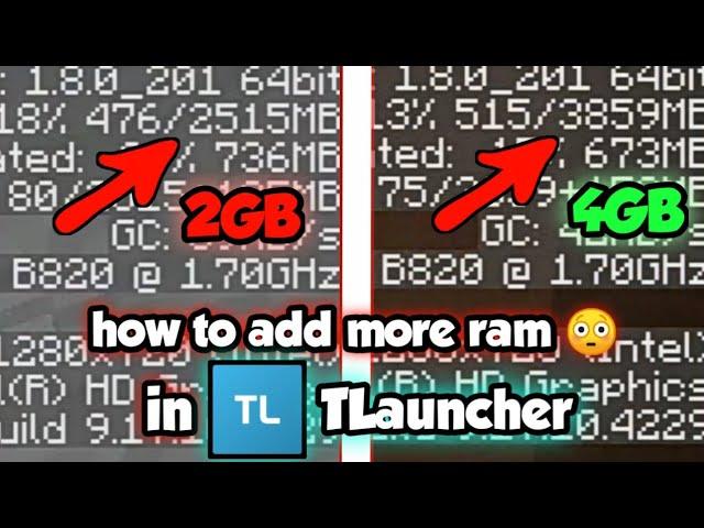 How to add more RAM in Minecraft TLauncher 100% works | Minecraft Java 1.16.4