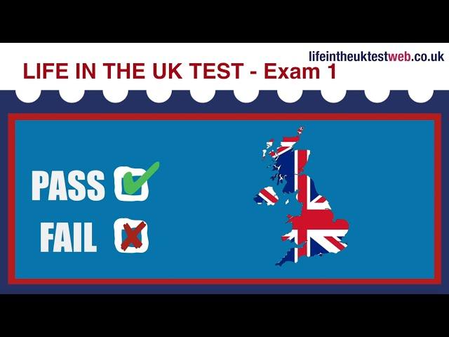  Life in the UK Test - EXAM 1 UPDATED - British Citizenship practice tests 2025 