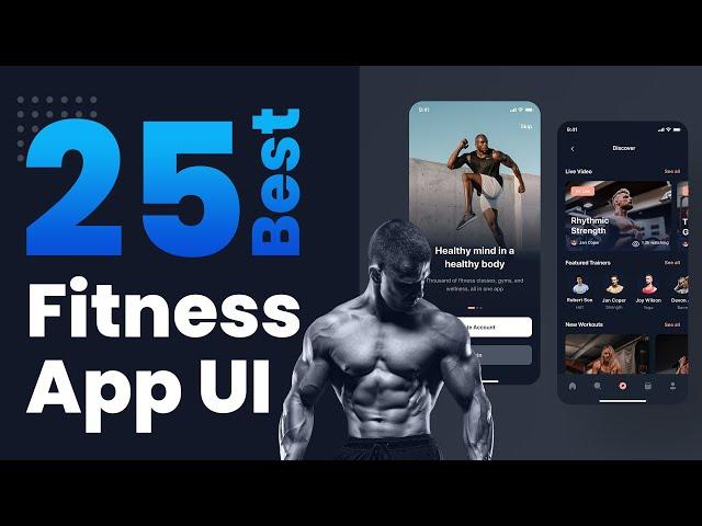 Best 25 Fitness App UI Design | Fitness App UI Design | Fitness App Ideas | UI Inspiration Part 1