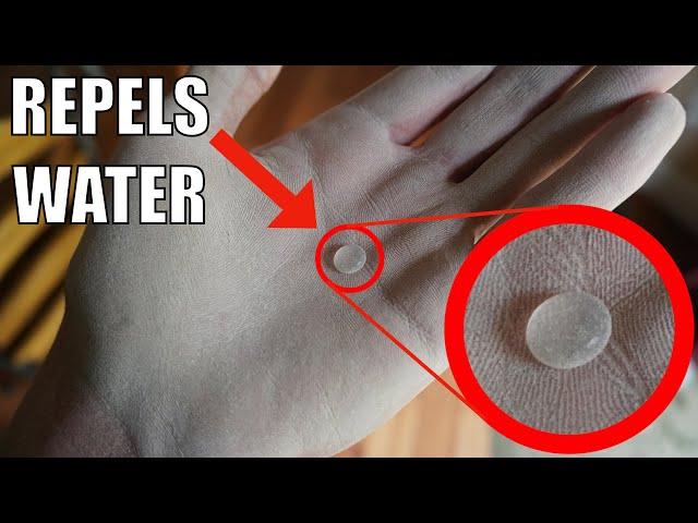 How To Make Your Hands Hydrophobic! (Water Repellent)