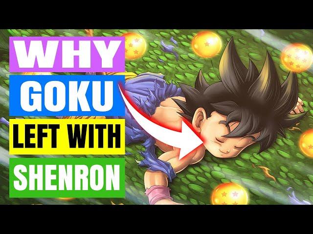 Why Goku Left with Shenron in Dragon Ball GT EXPLAINED