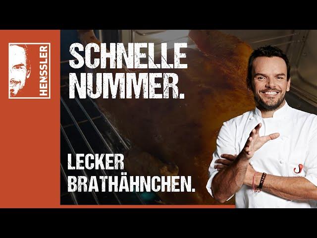 Schnelles, knuspriges Brathähnchen-Rezept von Steffen Henssler