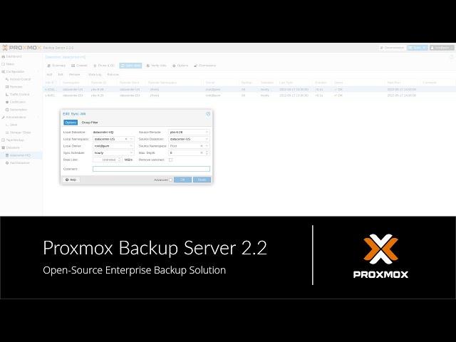 What's new in Proxmox Backup Server 2.2