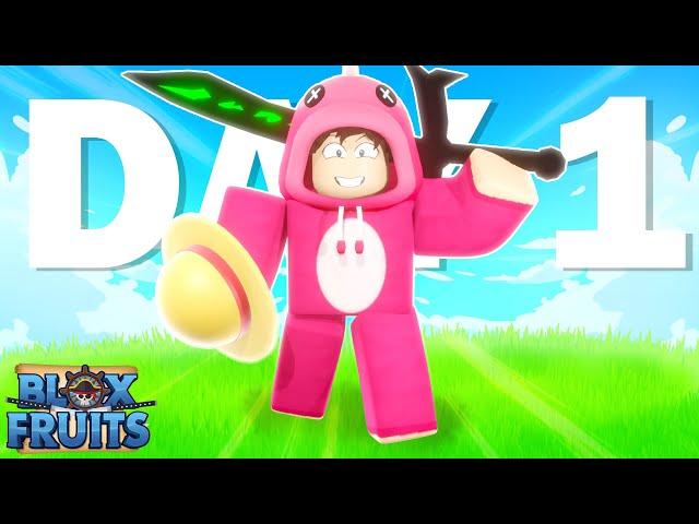 So I Finally Played BLOX FRUITS... | NOOB To PRO Day 1