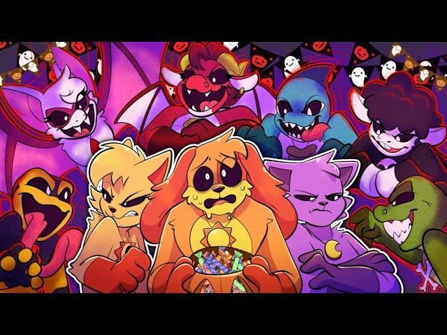 DogDay X CatNap X CatFeine VS BabaChops & The Nightmare Critters |Poppy Playtime Chapter 4┃Comic Dub