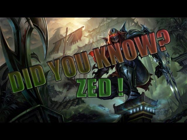 Zed - Did You Know? EP 3 - League of Legends