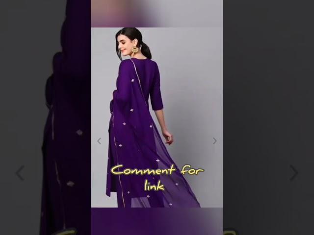 Purple colour dupatta set #meesho#trendy#desginee suit #meeshohaul