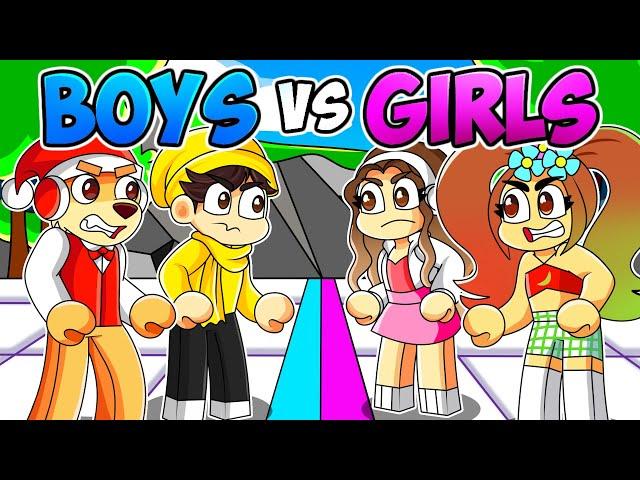 BOYS vs GIRLS in Roblox!