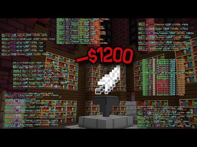 Making XRP Lose $1,500 in Feathers in One War ~ The Hypixel Pit #PGPIT