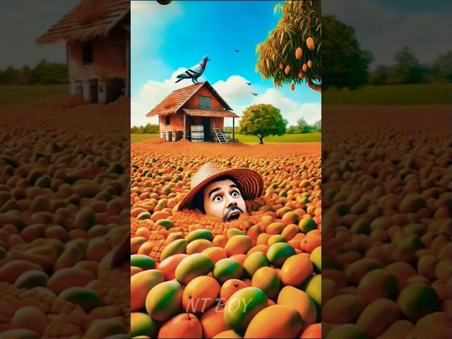 "The Magical Mango Tree: A Farmer and Pigeon's Unexpected Trouble" #ai​ #pigeon​ #mango ​ #tree​