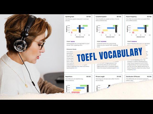 TOEFL Speaking 26: Using Better Vocabulary