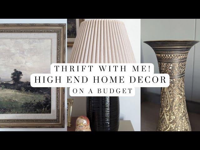 Thrift With me \ High End Decor on a Budget \ Goodwill Affordable and Aesthetic Home Decor