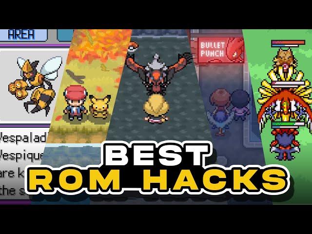 BEST POKEMON ROM HACKS AND FAN GAMES 2023 GBA NDS and MORE!