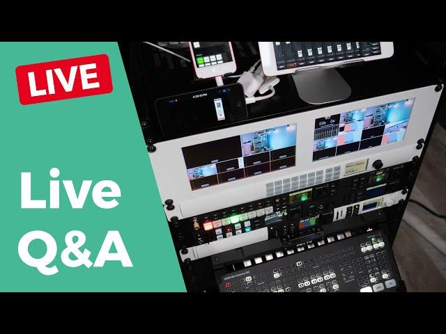  LIVE Q&A! Answering your questions about livestreaming, the ATEM Mini and the YoloBox!