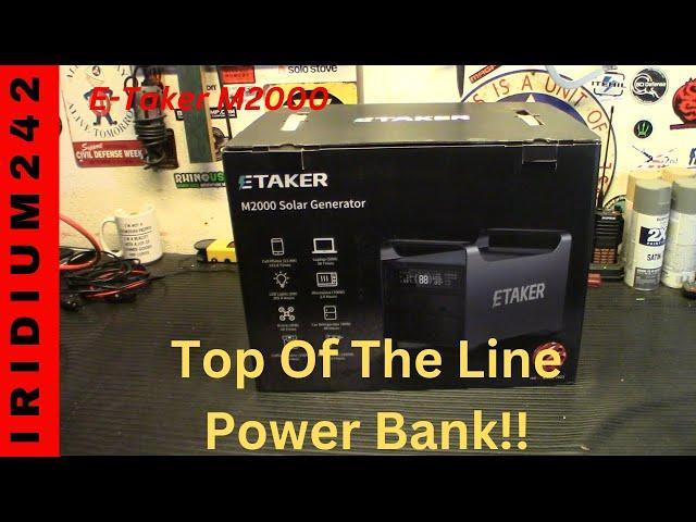 E-Taker M2000 With The F1000 Fast Charger Is The Best!! - Iridium242.com