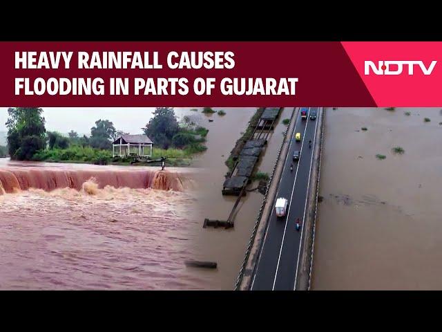 Gujarat Rain News | Heavy Rainfall Causes Flooding And Road Closures In Navsari