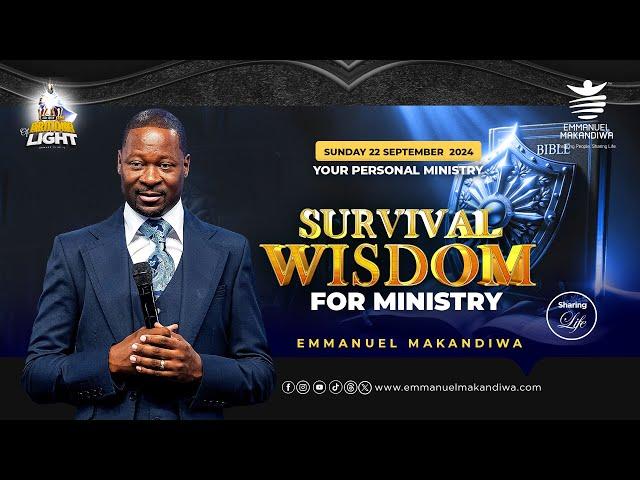 Emmanuel Makandiwa | Survival Wisdom For Ministry | 22 September 2024