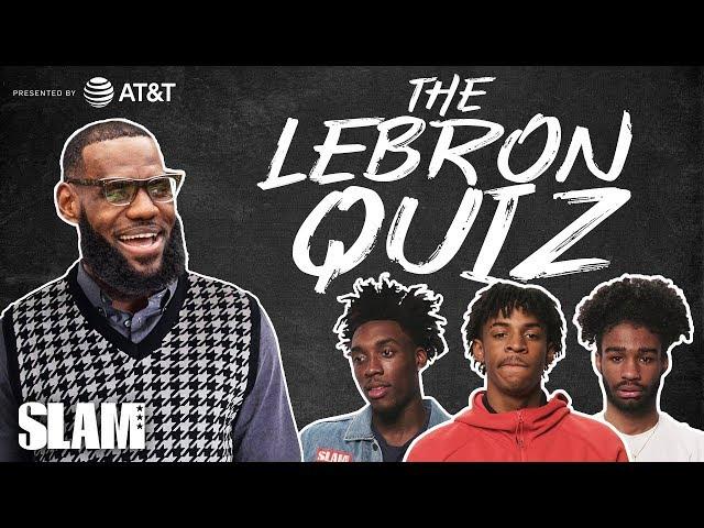 KING'S CLASS: How Well Do Rookies Know LeBron James?  | SLAM Quiz