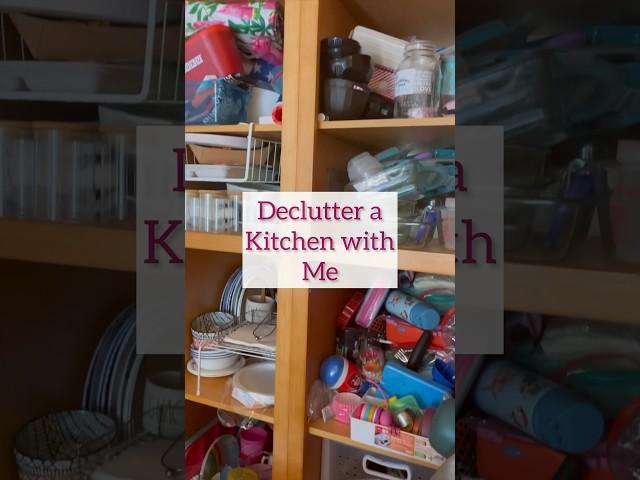 Declutter a KITCHEN with me #organization #kitchen #declutter
