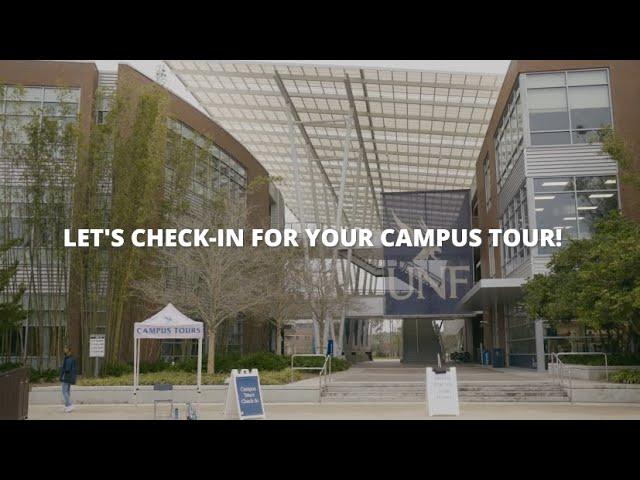 How to Check-in for your University of North Florida Campus Tour!