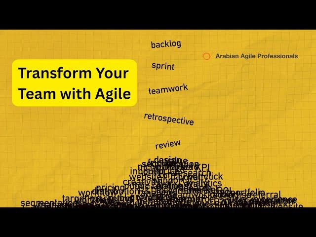 Bringing Agile Excellence to the Arab World! | Join Arabian Agile Professionals!