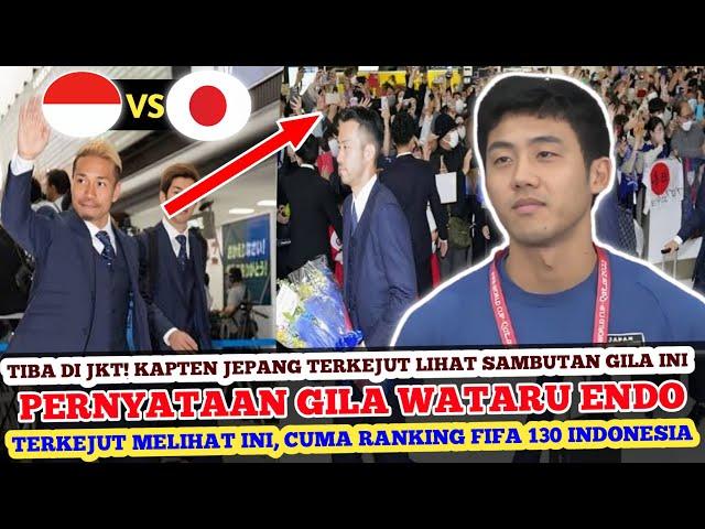  TIBA DI JKT! WATARU ENDO TERKEJUT, MENDADAK BICARA INI DI MEDIA JELANG TIMNAS INDONESIA VS JEPANG