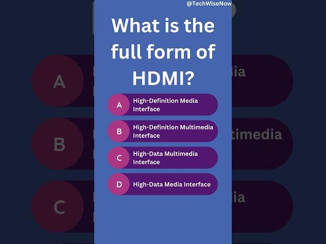 ️ HDMI  || #shorts #learning #knowledge #education