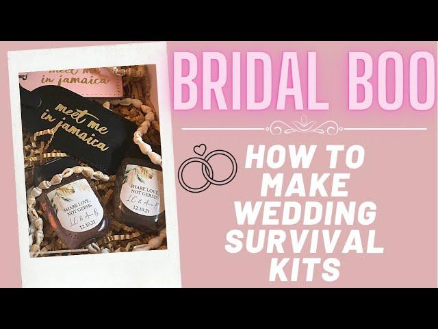 Destination Wedding Survival Kits (for guests)