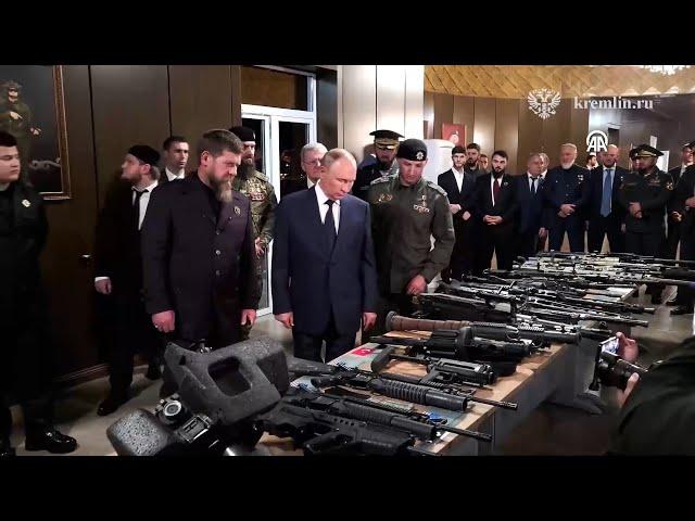 Russian President Putin visits Chechen Republic