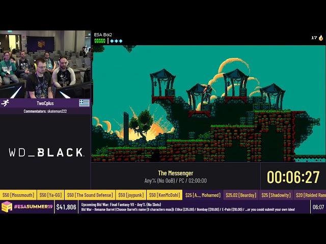 The Messenger [Any% (No OoB)] by TwoCplus - #ESASummer19