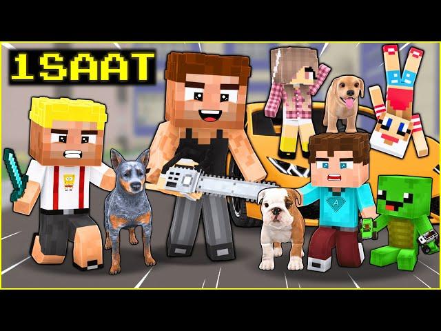 MİNECRAFT YARAMAZ ÇOCUKLAR VE KÖPEK ÇETESİ FİLMİ!  - Minecraft